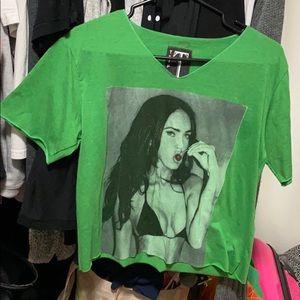 Megan Fox Crop T-shirt